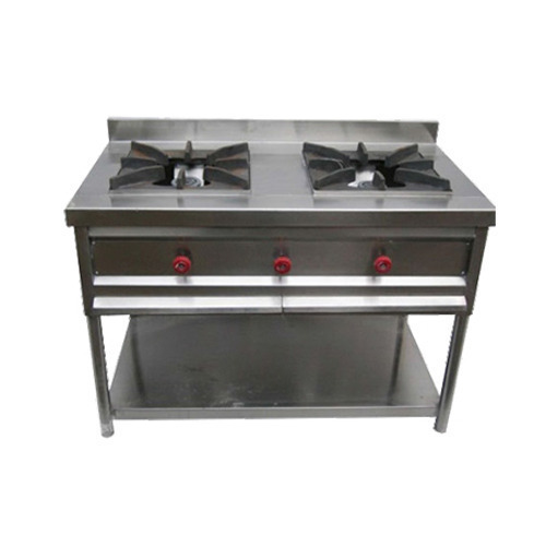 two burner cooking range